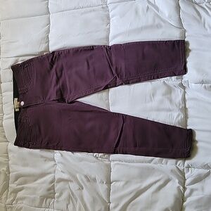 Democracy brand Size 8 "Ab-technology" plum jeans